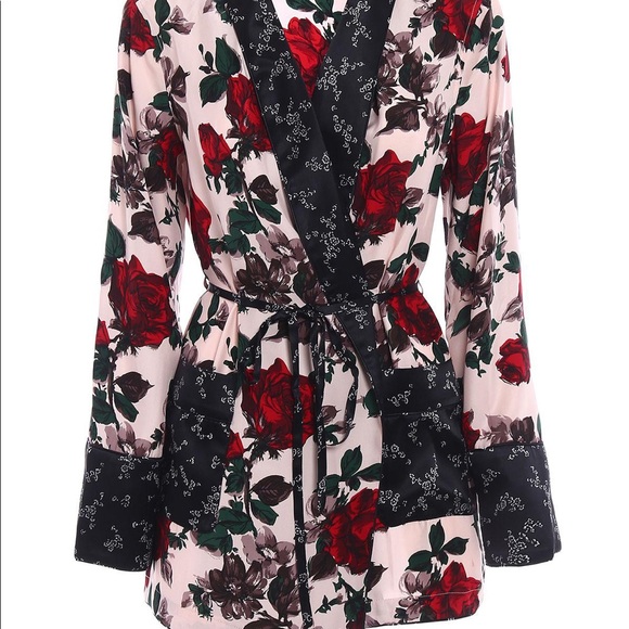 EQUIPMENT THERON SILK ROBE - Picture 2 of 2